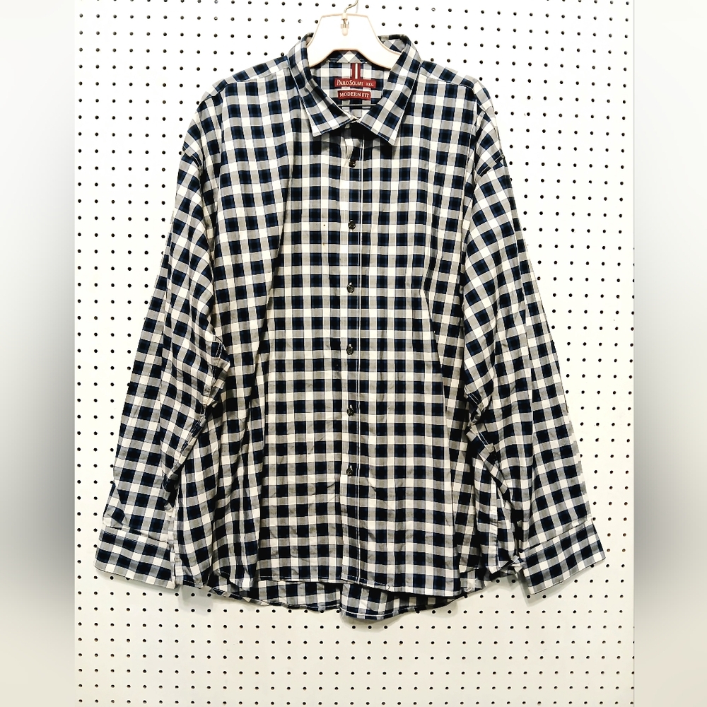 Nordstrom Black and White Casual Button Down Shirt